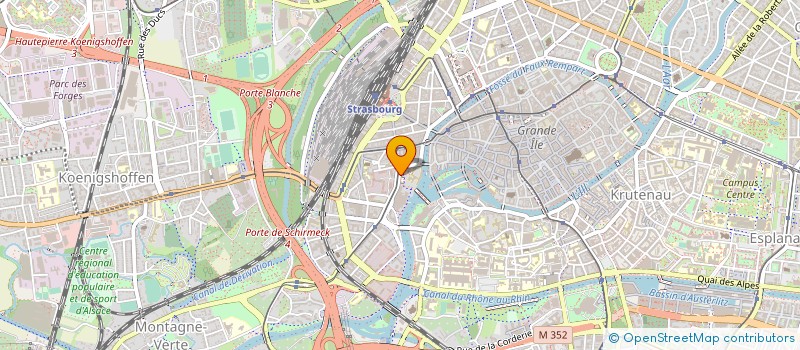 localisation de l'entreprise MONSIEUR DENIS GAILLARD à STRASBOURG