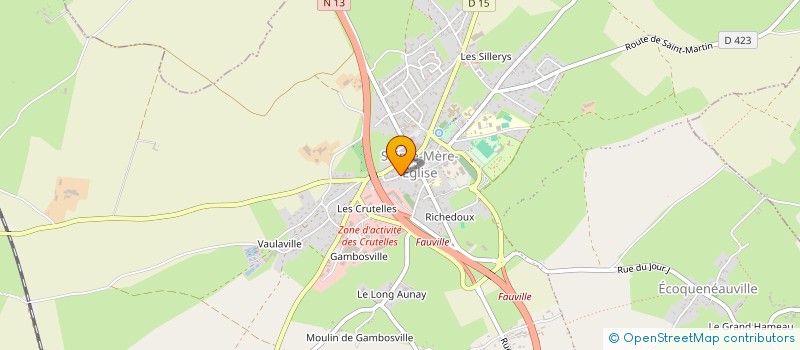 localisation de l'entreprise MONSIEUR DENIS GANCEL  LIESVILLE-SUR-DOUVE