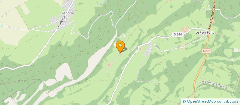 localisation de l'entreprise MONSIEUR DENIS GANNARD  LES PREMIERS SAPINS