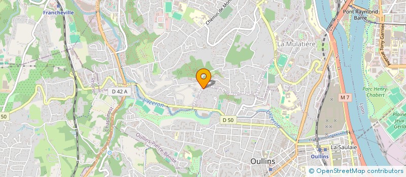 localisation de l'entreprise MONSIEUR DENIS GARAU  OULLINS-PIERRE-BENITE