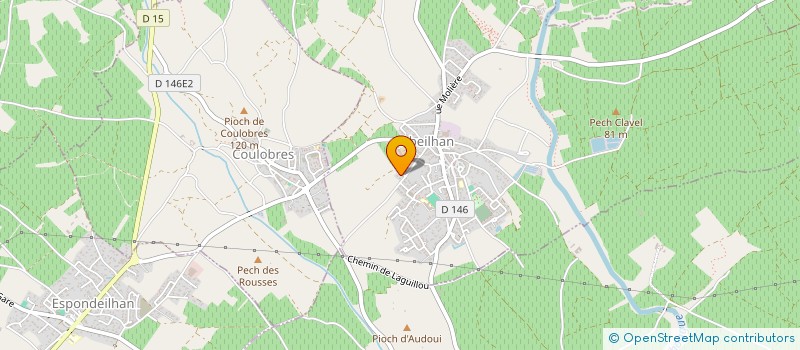 localisation de l'entreprise MONSIEUR DENIS GARCIA  ABEILHAN