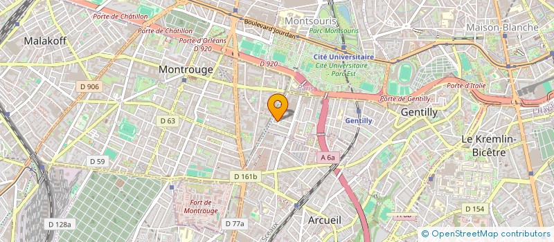 localisation de l'entreprise MONSIEUR DENIS GARCIA ORTIZ  GENTILLY