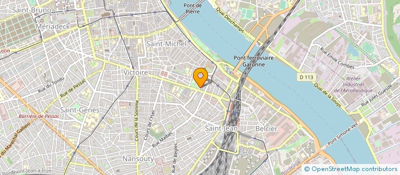 localisation de l'entreprise MONSIEUR DENIS GARIN  BORDEAUX