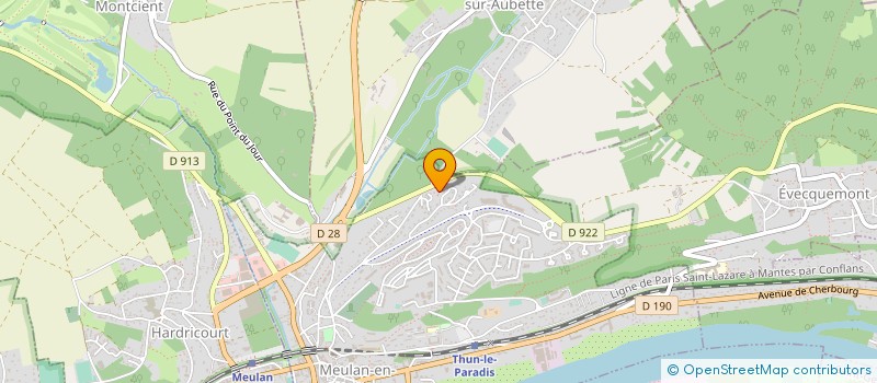 localisation de l'entreprise MONSIEUR DENIS GASCHET  MEULAN-EN-YVELINES