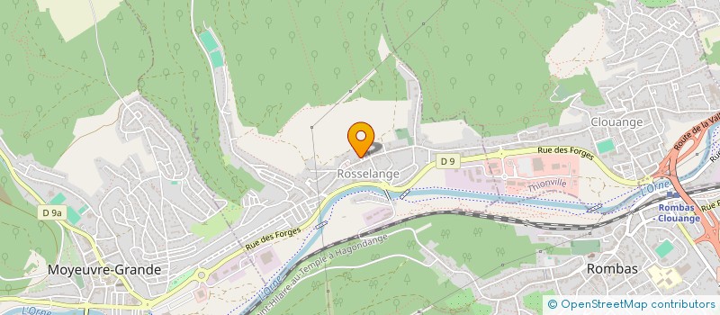 localisation de l'entreprise MONSIEUR DENIS GASPARINI à ROSSELANGE
