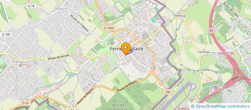 localisation de l'entreprise MONSIEUR DENIS GASPARUTTO à FERNEY-VOLTAIRE