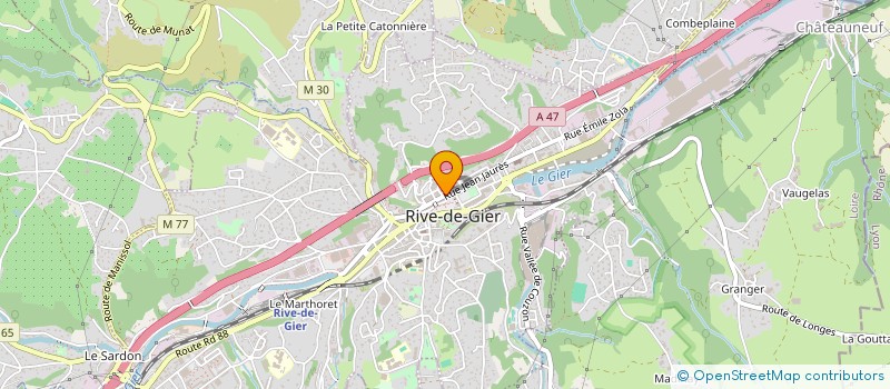 localisation de l'entreprise MONSIEUR DENIS GASPER à RIVE-DE-GIER