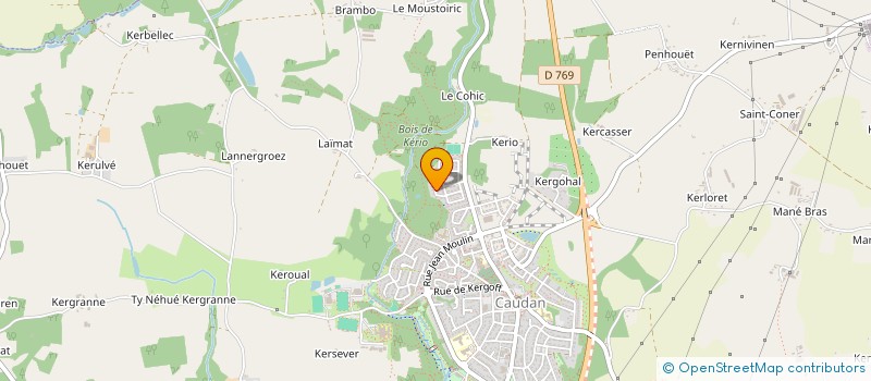 localisation de l'entreprise MONSIEUR DENIS GASSE  CAUDAN