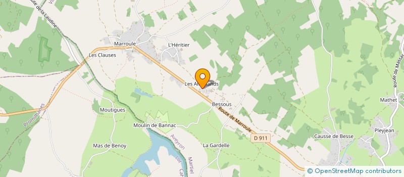 localisation de l'entreprise MONSIEUR DENIS GAUBERT  MARTIEL