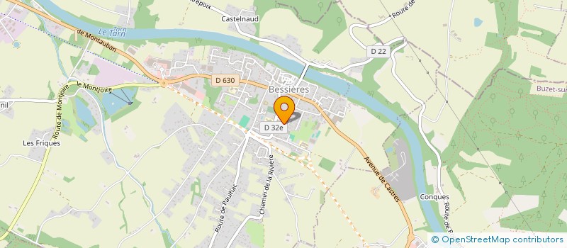 localisation de l'entreprise MONSIEUR DENIS GENETE  BESSIERES