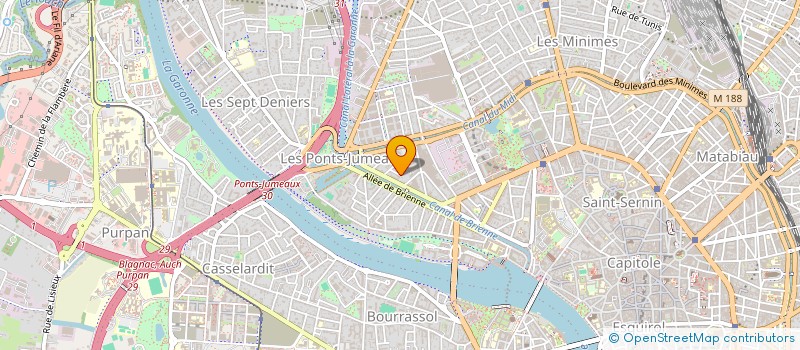 localisation de l'entreprise MONSIEUR DENIS GENREAU à TOULOUSE