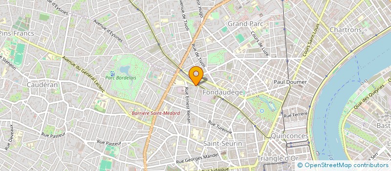 localisation de l'entreprise MONSIEUR DENIS GENSE DE BEAUFORT à BORDEAUX