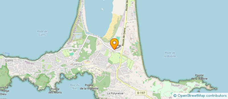 localisation de l'entreprise MONSIEUR DENIS GENTILI  HYERES
