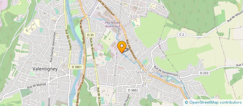 localisation de l'entreprise MONSIEUR DENIS GENTIT  SELONCOURT