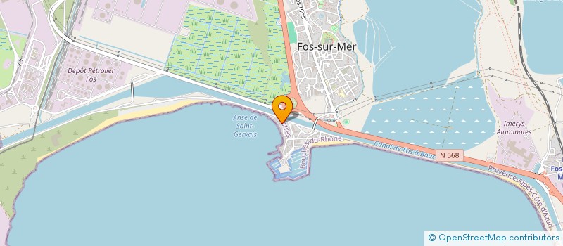 localisation de l'entreprise MONSIEUR DENIS GEORGES  FOS-SUR-MER