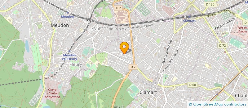 localisation de l'entreprise MONSIEUR DENIS GERAULT à CLAMART