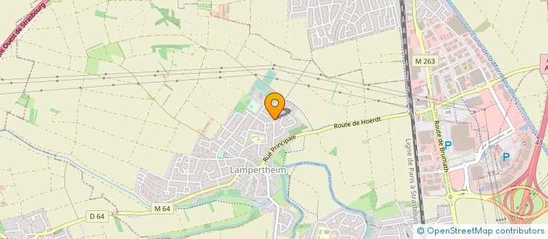 localisation de l'entreprise MONSIEUR DENIS GERTH  LAMPERTHEIM