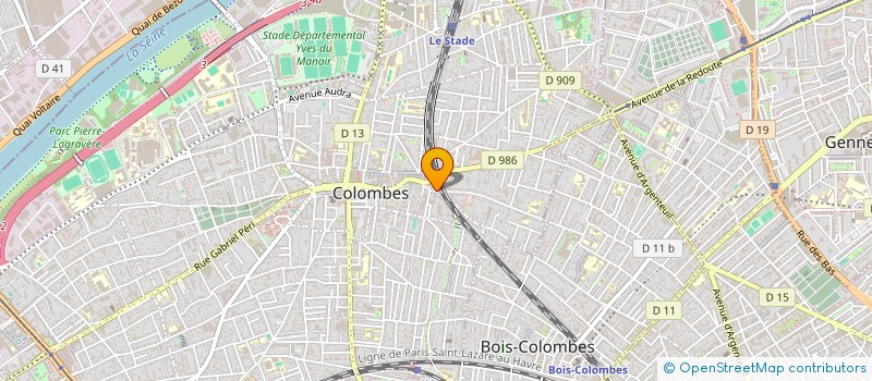 localisation de l'entreprise MONSIEUR DENIS GESSON à COLOMBES