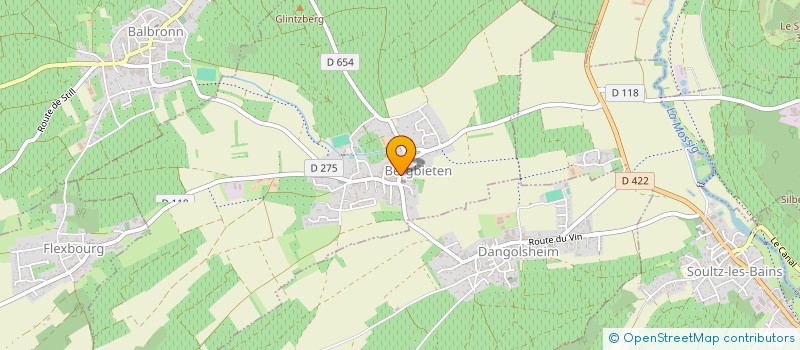 localisation de l'entreprise MONSIEUR DENIS GEYER  BERGBIETEN