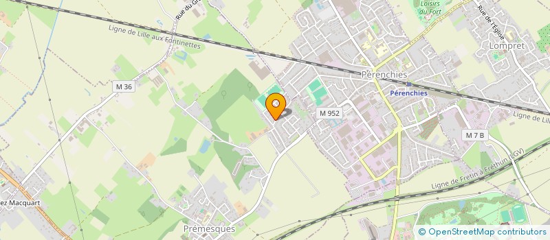 localisation de l'entreprise MONSIEUR DENIS GHESQUIERE  PREMESQUES