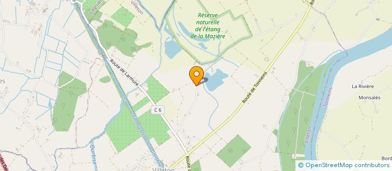 localisation de l'entreprise MONSIEUR DENIS GHIRARD  VILLETON