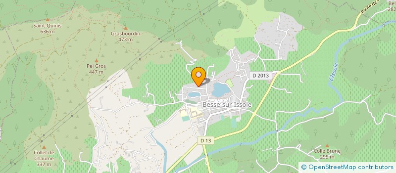 localisation de l'entreprise MONSIEUR DENIS GIBAUD à BESSE-SUR-ISSOLE