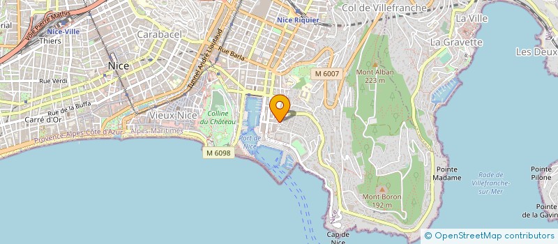 localisation de l'entreprise MONSIEUR DENIS GIBELIN à NICE
