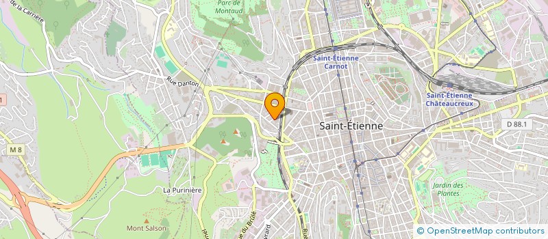localisation de l'entreprise MONSIEUR DENIS GIL à SAINT-ETIENNE