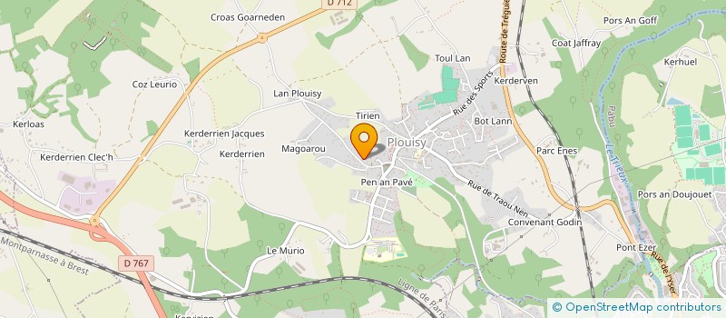 localisation de l'entreprise MONSIEUR DENIS GILLET  PLOUISY