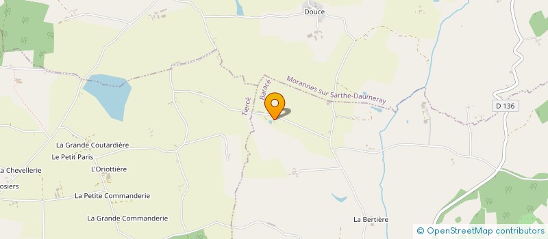 localisation de l'entreprise MONSIEUR DENIS GILLIER  BARACE