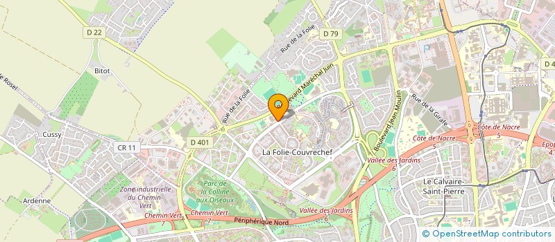 localisation de l'entreprise MONSIEUR DENIS GILQUIN à CAEN