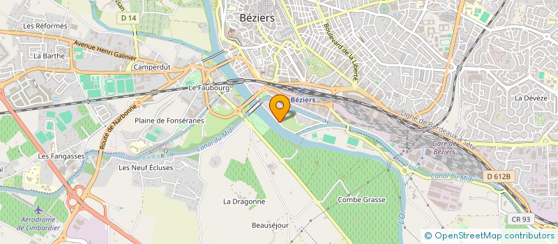 localisation de l'entreprise MONSIEUR DENIS GIMENEZ  BEZIERS