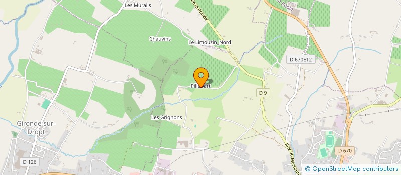 localisation de l'entreprise MONSIEUR DENIS GIMENEZ  LA REOLE