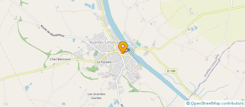 localisation de l'entreprise MONSIEUR DENIS GIRARD à AVAILLES-LIMOUZINE