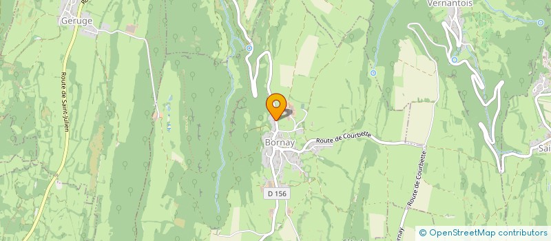 localisation de l'entreprise MONSIEUR DENIS GIRARD  BORNAY