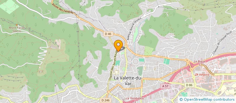 localisation de l'entreprise MONSIEUR DENIS GIRAUD à LA VALETTE-DU-VAR