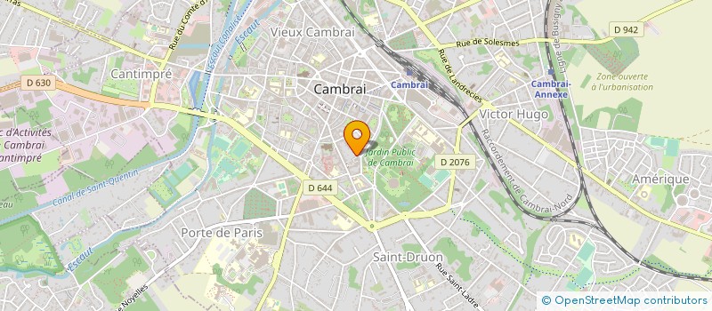 localisation de l'entreprise MONSIEUR DENIS GODART à CAMBRAI