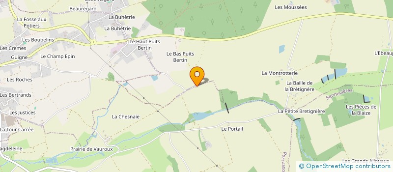 localisation de l'entreprise MONSIEUR DENIS GODEAU  FERRIERE-SUR-BEAULIEU