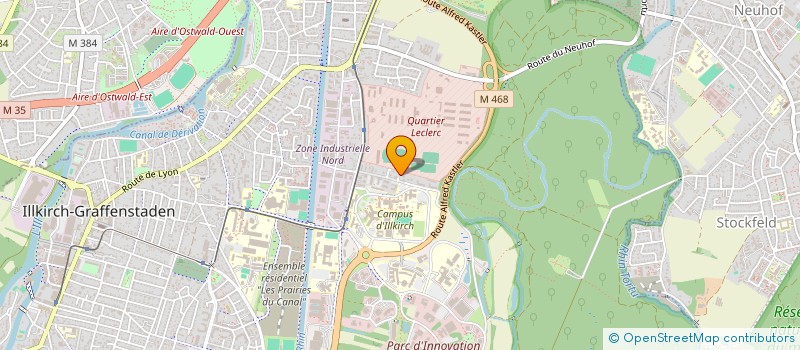 localisation de l'entreprise MONSIEUR DENIS GOELDEL  ILLKIRCH-GRAFFENSTADEN