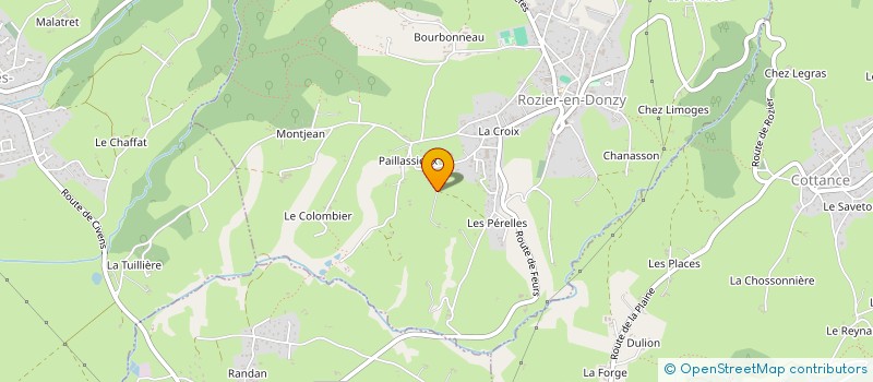 localisation de l'entreprise MONSIEUR DENIS GONTERO  ROZIER-EN-DONZY