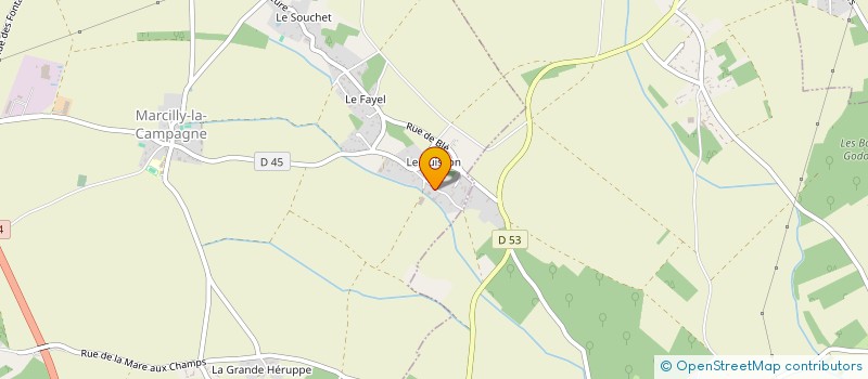 localisation de l'entreprise MONSIEUR DENIS GOSSE  MARCILLY-LA-CAMPAGNE