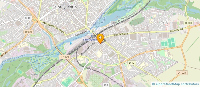 localisation de l'entreprise MONSIEUR DENIS GOSSET à SAINT-QUENTIN