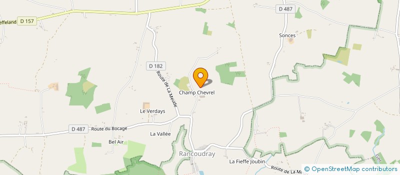 localisation de l'entreprise MONSIEUR DENIS GOUAULT  SAINT-CLEMENT-RANCOUDRAY