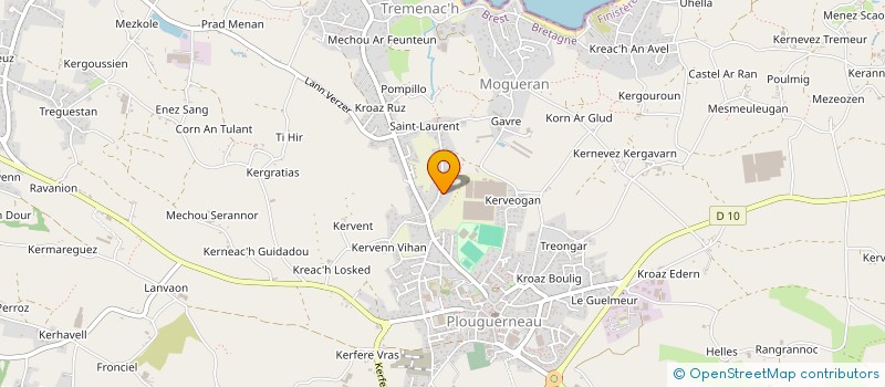 localisation de l'entreprise MONSIEUR DENIS GOUBIL  PLOUGUERNEAU