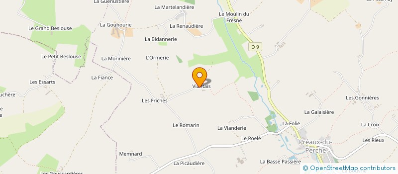 localisation de l'entreprise MONSIEUR DENIS GOUHIER à PERCHE-EN-NOCE