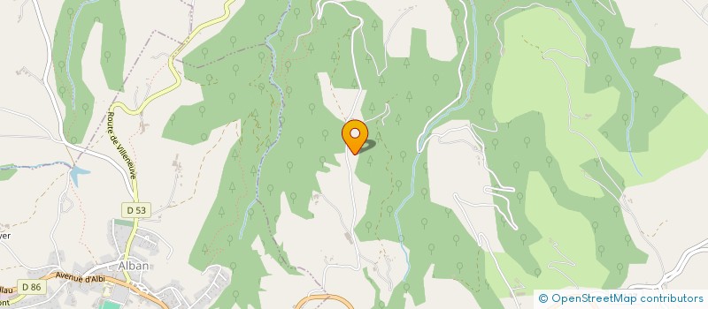 localisation de l'entreprise MONSIEUR DENIS GOURC  CURVALLE