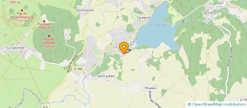 localisation de l'entreprise MONSIEUR DENIS GOURCY  AYDAT