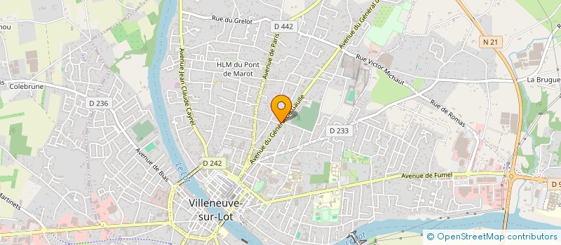 localisation de l'entreprise MONSIEUR DENIS GOURGUES à VILLENEUVE-SUR-LOT