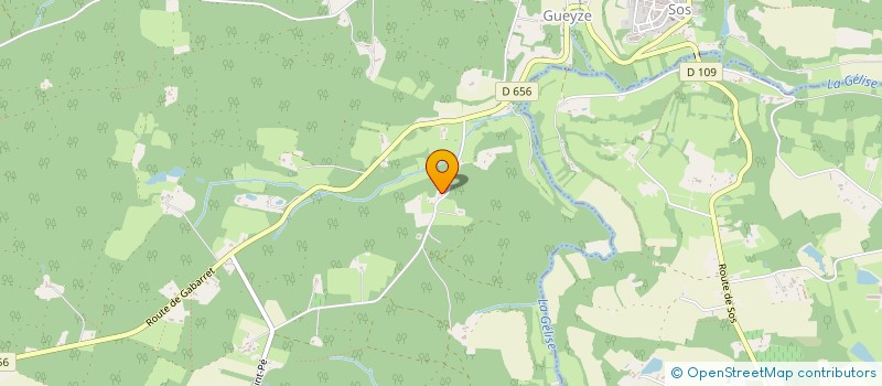 localisation de l'entreprise MONSIEUR DENIS GOURIN  ASTAFFORT