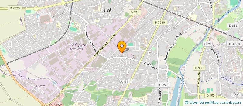 localisation de l'entreprise MONSIEUR DENIS GOURON à LUISANT